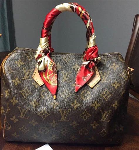 louis vuitton silk scarf for bag handle